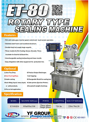 ET-80 Rotary Type Sealing Machine
